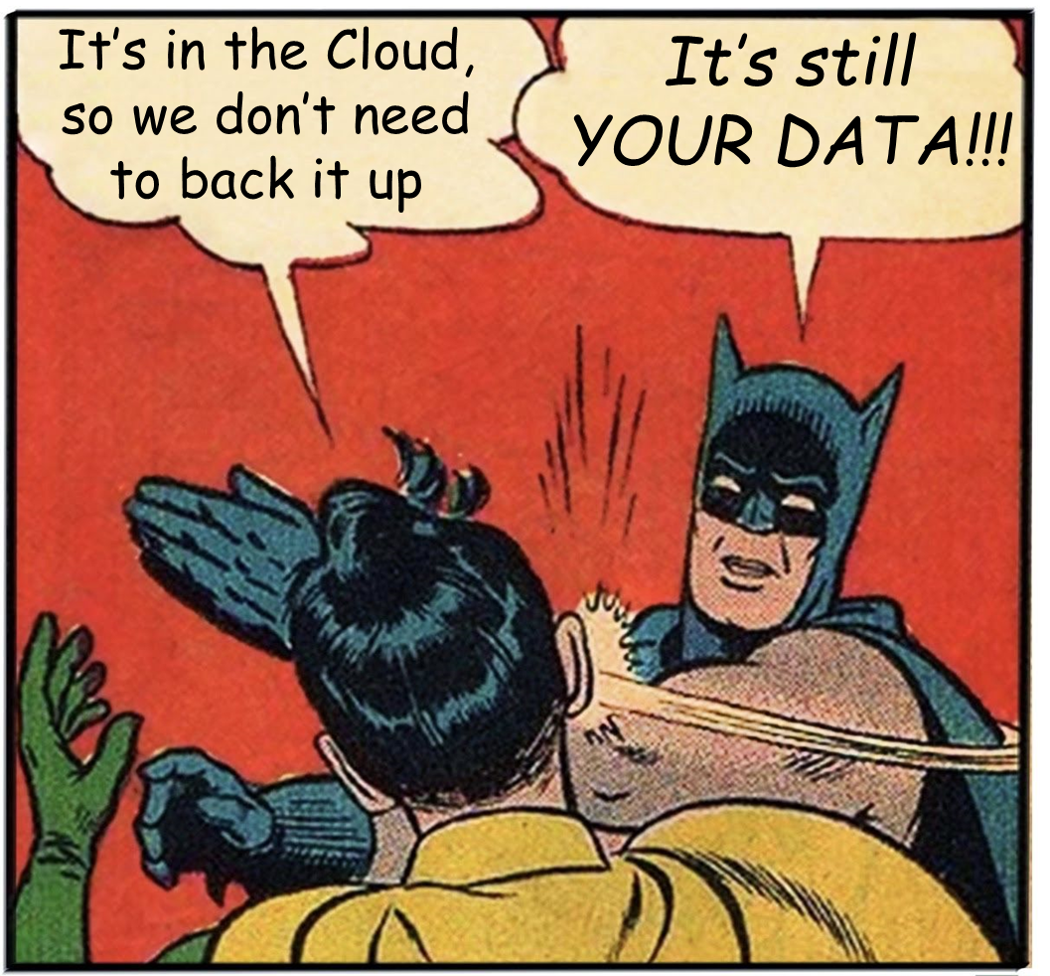 Meme: Batman Slapping Robin -- It's Still Your Data !!